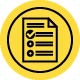 icon illustration comparing two different options
